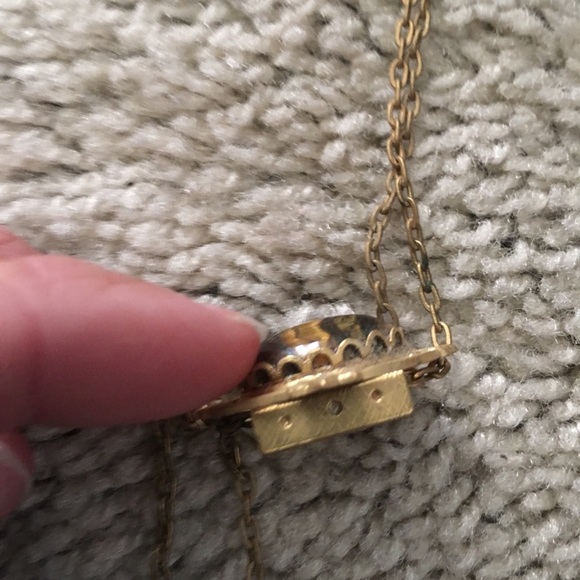 Vintage necklace with brown stone - Picture 9 of 9